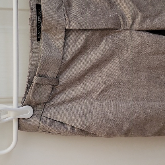 NWOT Banana Republic Martin Fit Metallic Tweed Trousers, Size 2 - Picture 2 of 12